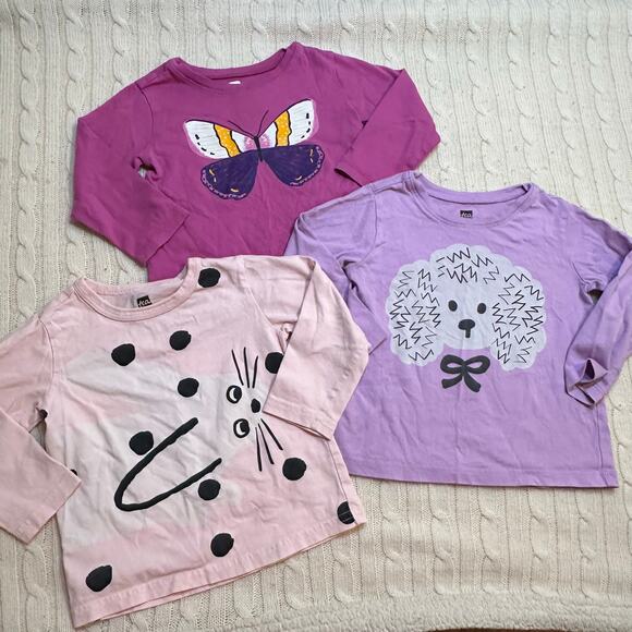 Bundle of Tea Collection Long Sleeve Shirts sz 12-18 m - Picture 5 of 8